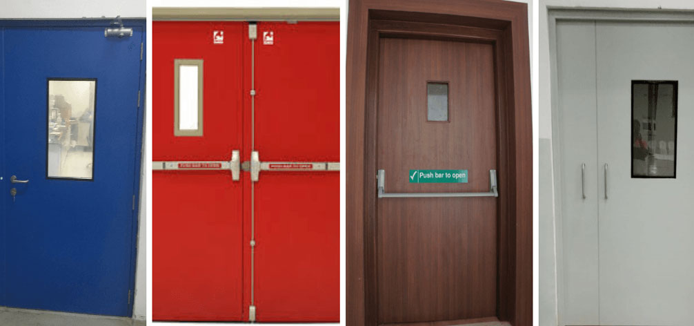 Metallic Fire Doors